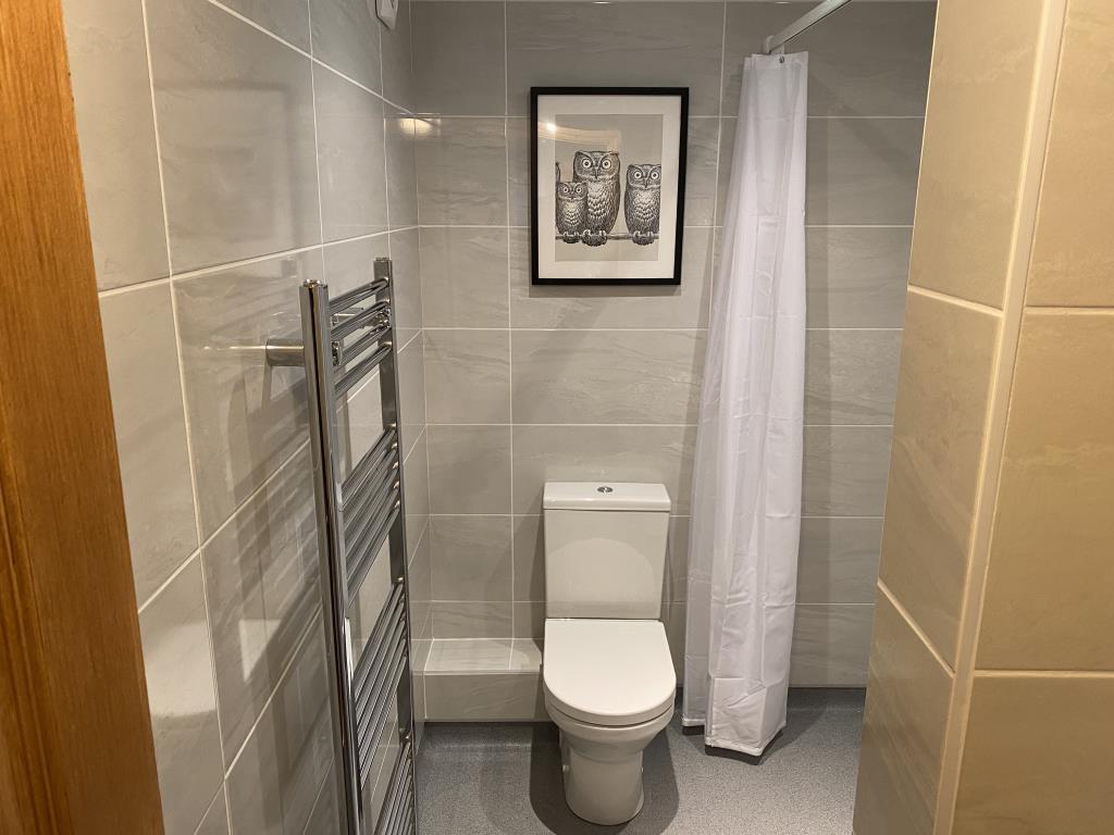 Completed shower room