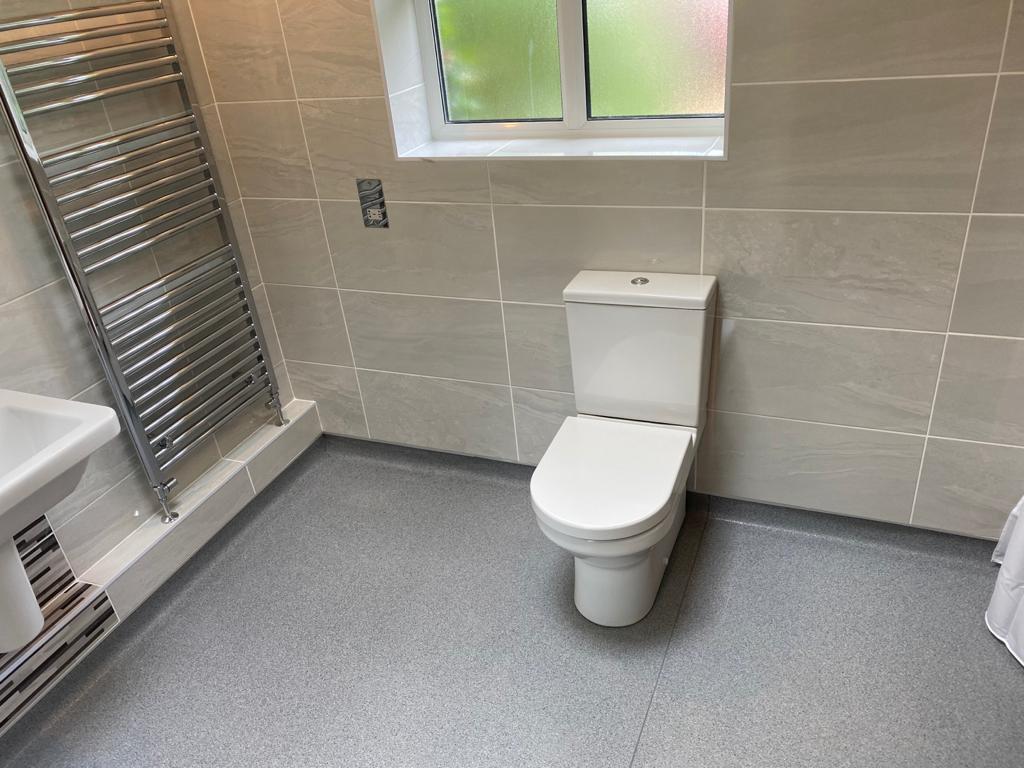 New graded floor shower 