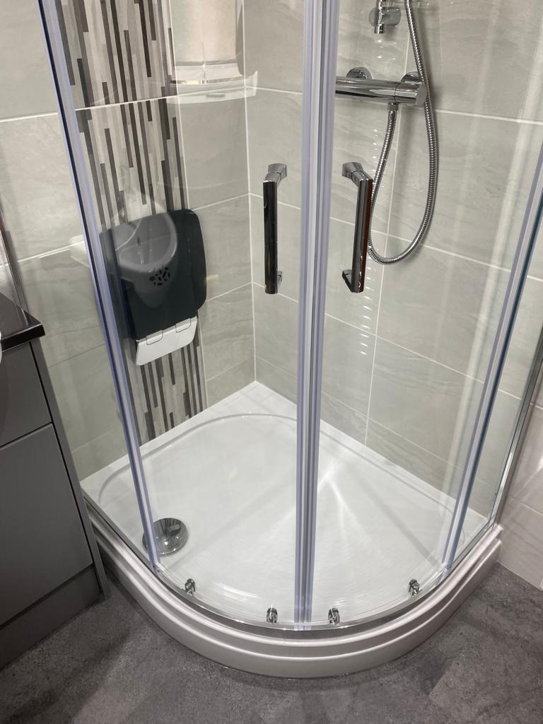 Merlyn two door offset quadrant shower